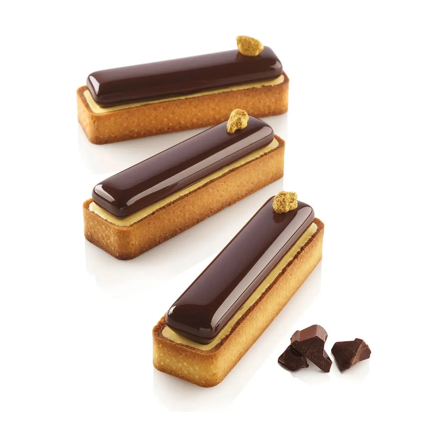 SILIKOMART | TARTE RING RECTANGULAR 12 CM PZ 6