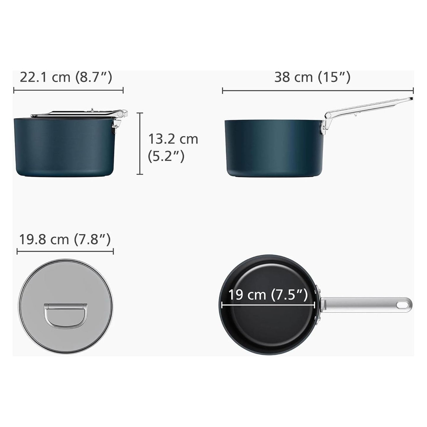 JOSEPH JOSEPH | PENTOLA SPACE 19 CM