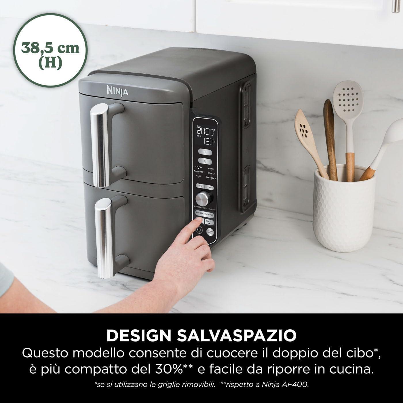 NINJA | FRIGGITRICE AD ARIA DOUBLE STACK XL DA 9.5 LT SL400EU