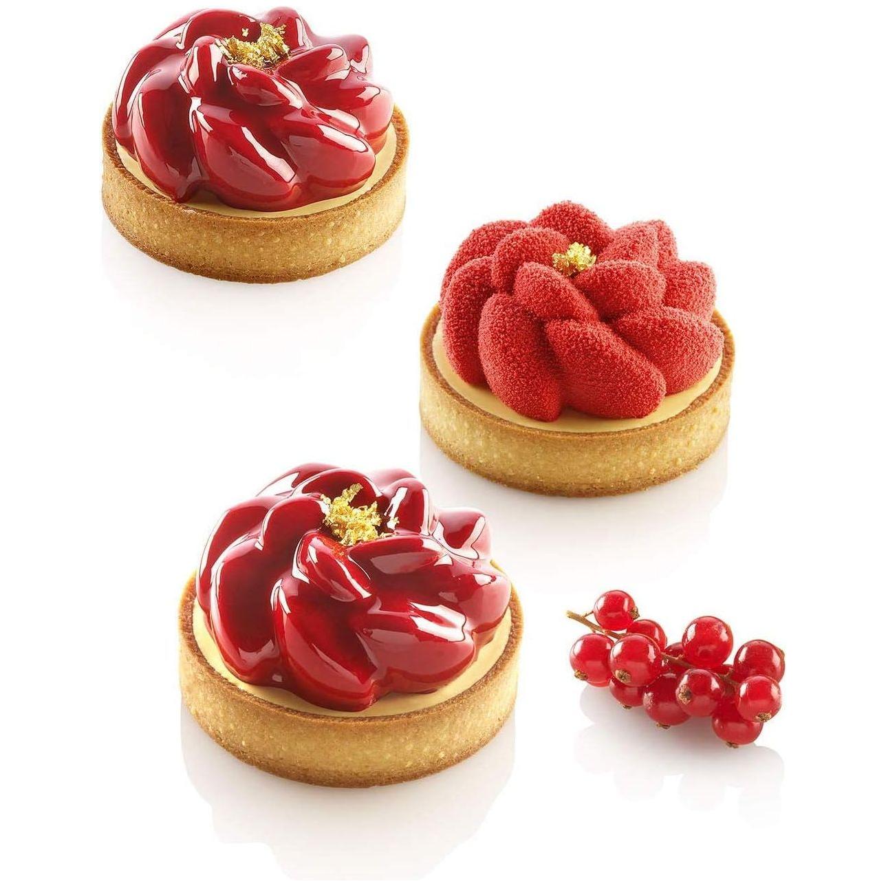 SILIKOMART | KIT RING ROUND FLEUR 8 CM