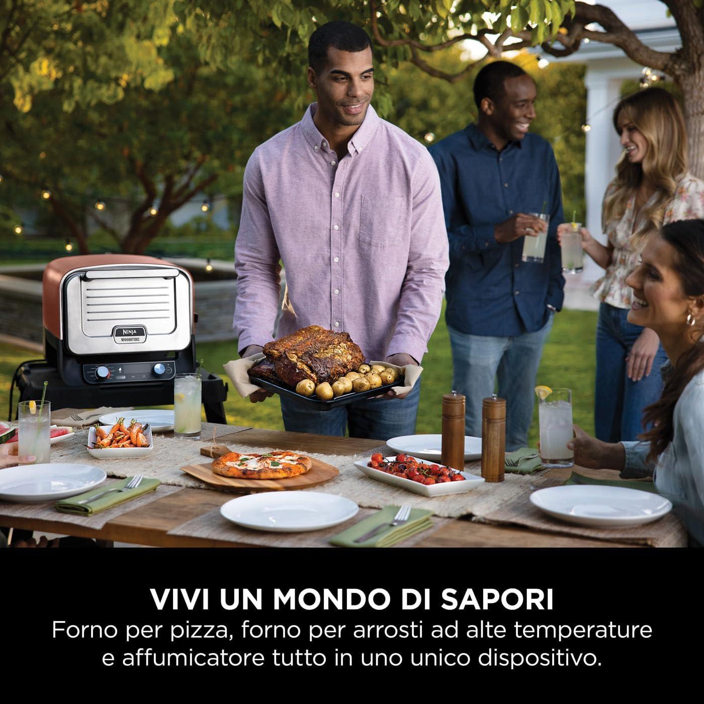 NINJA | FORNO ELETTRICO DA ESTERNO WOODFIRE OO101EU