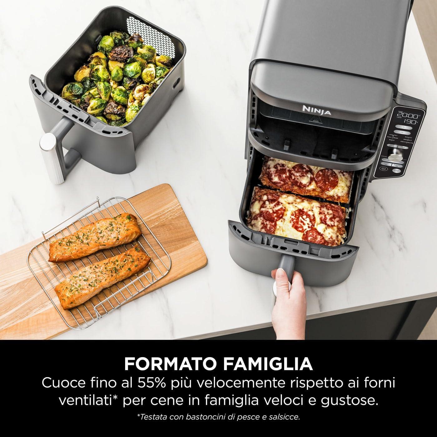 NINJA | FRIGGITRICE AD ARIA DOUBLE STACK XL DA 9.5 LT SL400EU