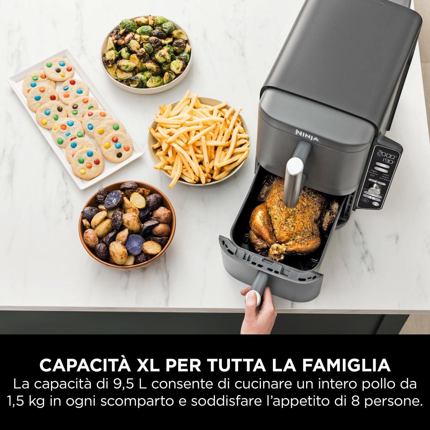 NINJA | FRIGGITRICE AD ARIA DOUBLE STACK XL DA 9.5 LT SL400EU