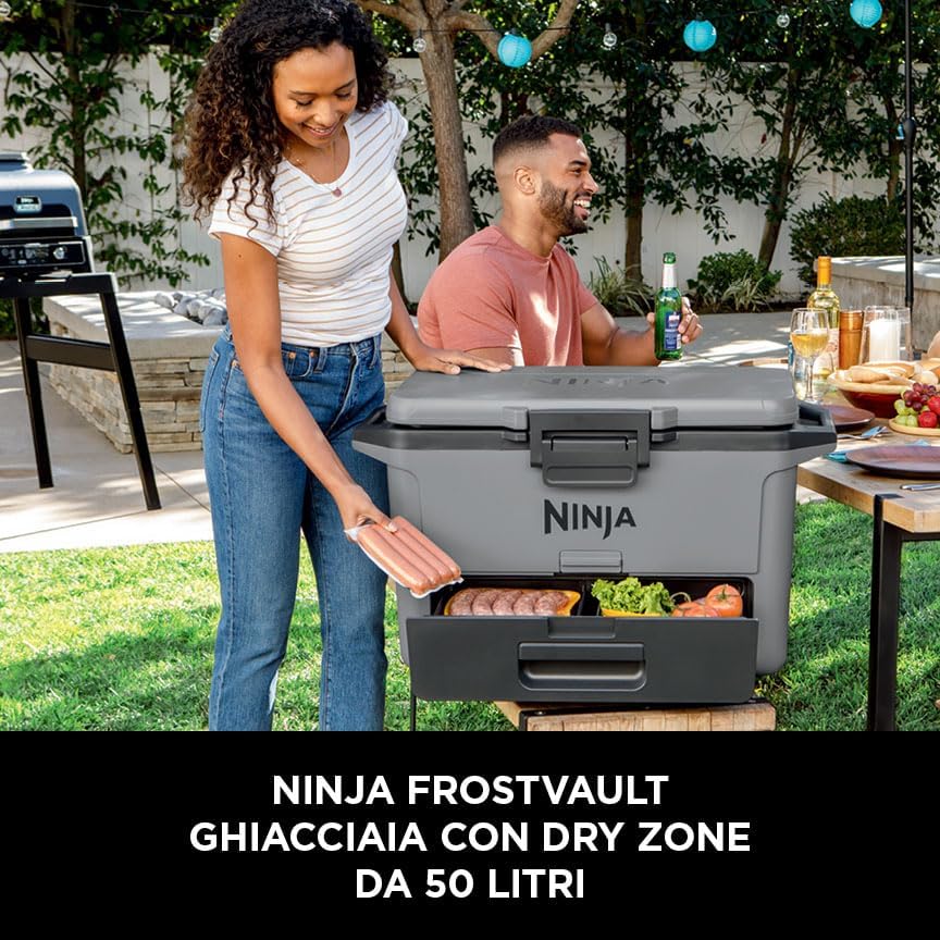 NINJA | GHIACCIAIA RIGIDA FROSTVAULT 47 LT - GRIGIO ARDESIA
