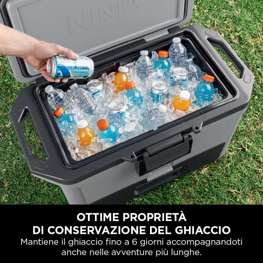 NINJA | GHIACCIAIA RIGIDA FROSTVAULT 47 LT - GRIGIO ARDESIA