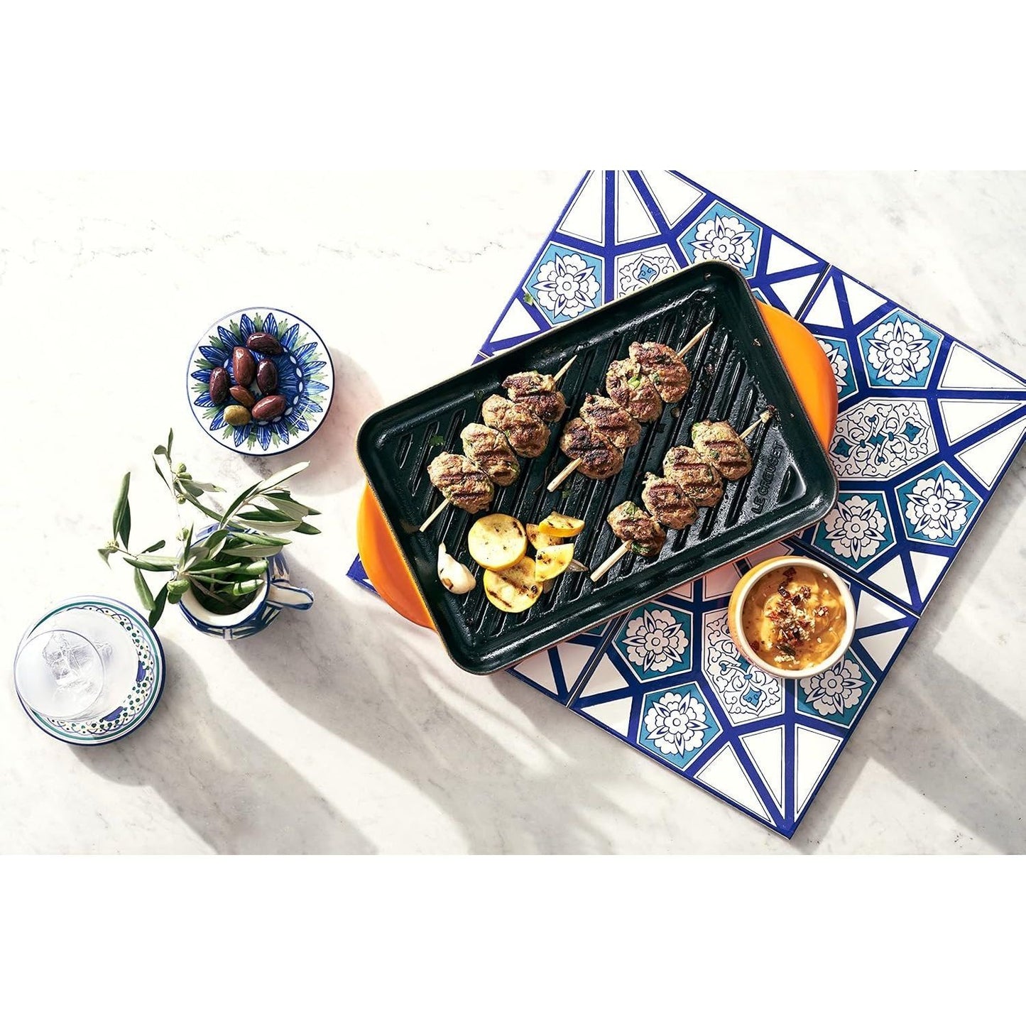 LE CREUSET | GRILL RETTANGOLARE TRADITIONAL 32X22 IN GHISA VETRIFICATA