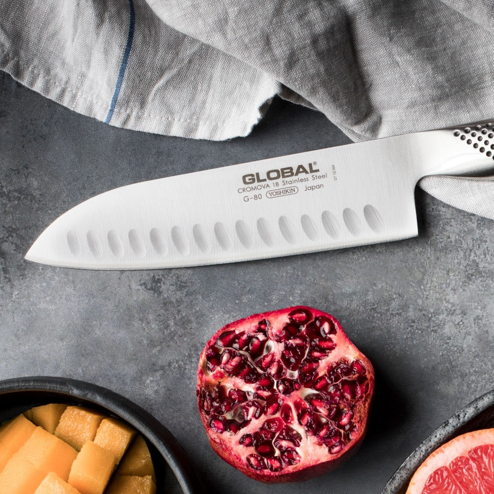GLOBAL | COLTELLO SANTOKU 18 CM