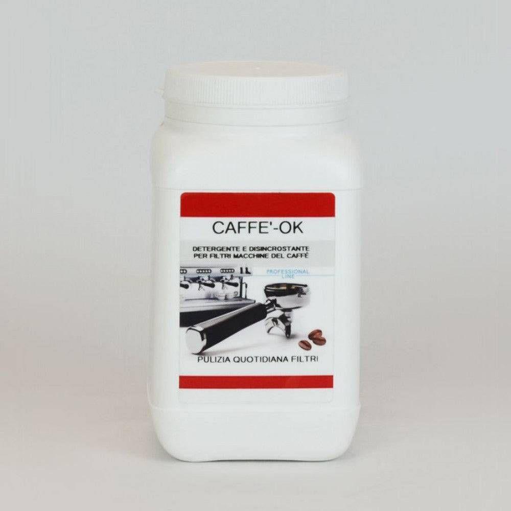 TIEFFE | CAFFE' OK DECALCARIZZANTE E SGRASSANTE IN POLVERE PER MACCHINE DA CAFFÈ - FILTRO BARATTOLO DA 0,5 KG CONCENTRATO