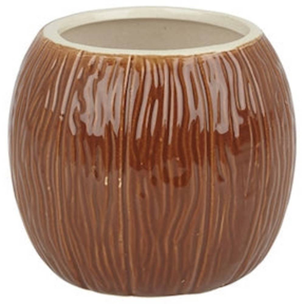TIKI | MUG COCCO IN CERAMICA MARRONE CL 63