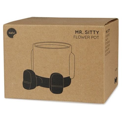 BALVI | VASO DA FIORI IN CERAMICA MR SITTY GOLD EDITION