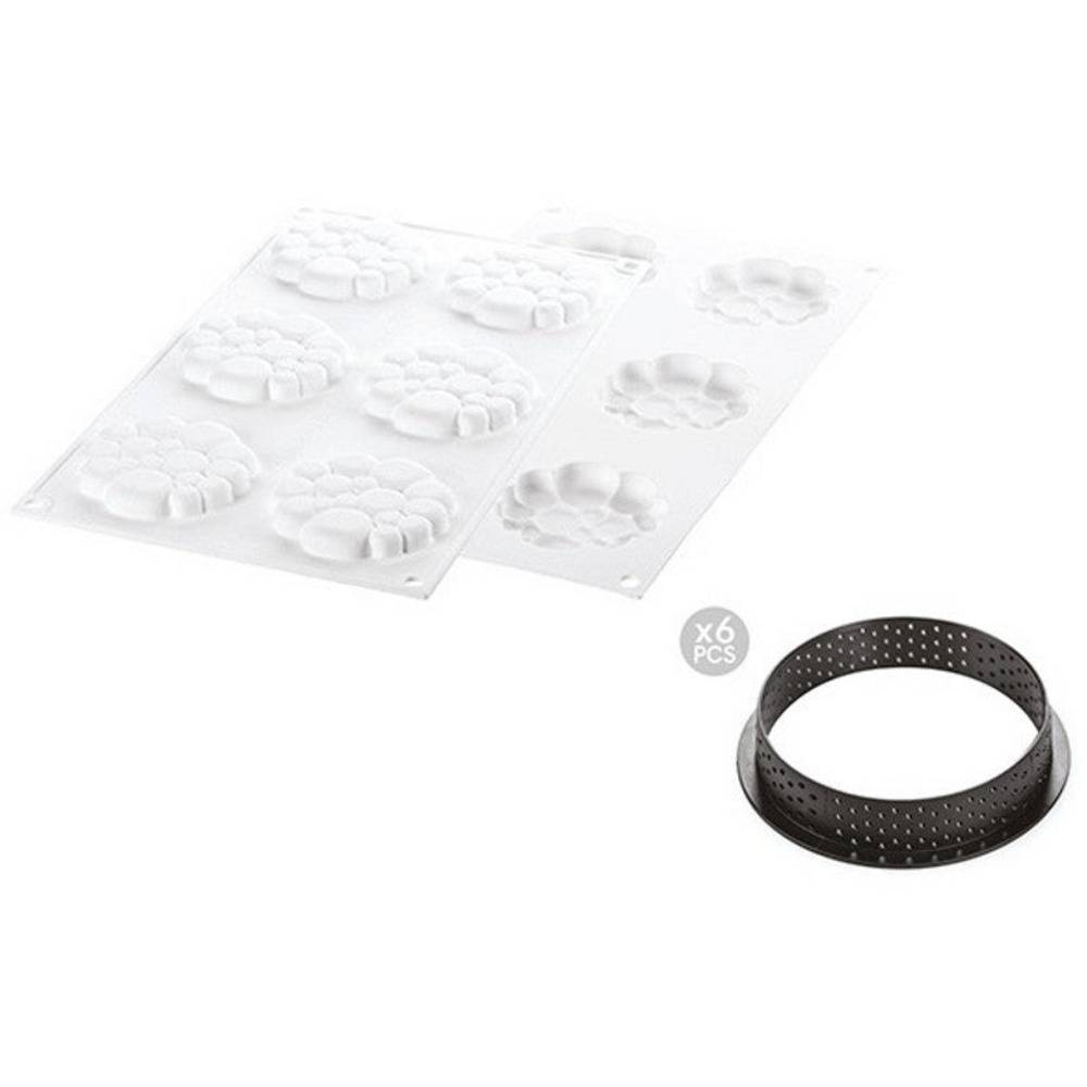 SILIKOMART | KIT TARTE RING PARADIS Ø 80 MM