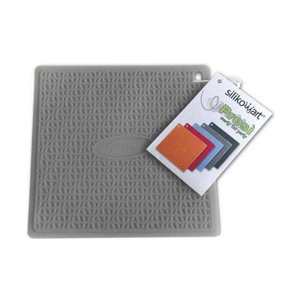 SILIKOMART | PRESINA O SOTTOPENTOLA CM 17X17 GRIGIO
