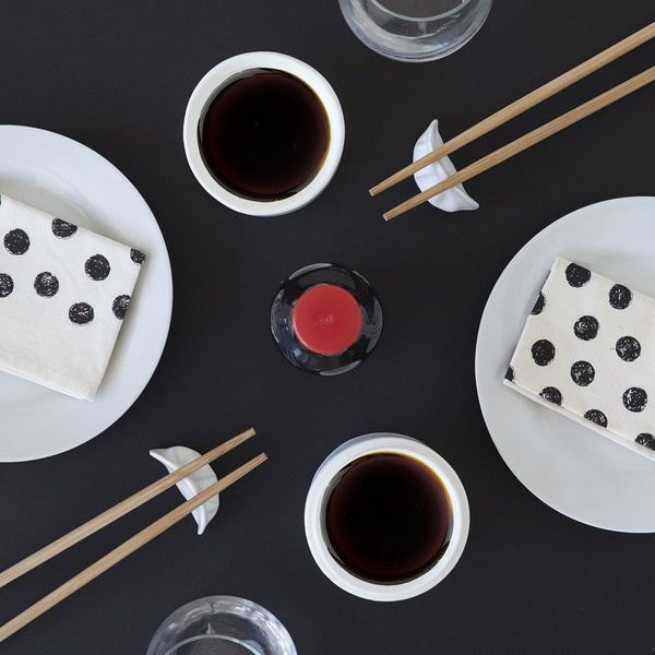 BALVI | SET SUSHI MUSHIKI BIANCO CERAMICA