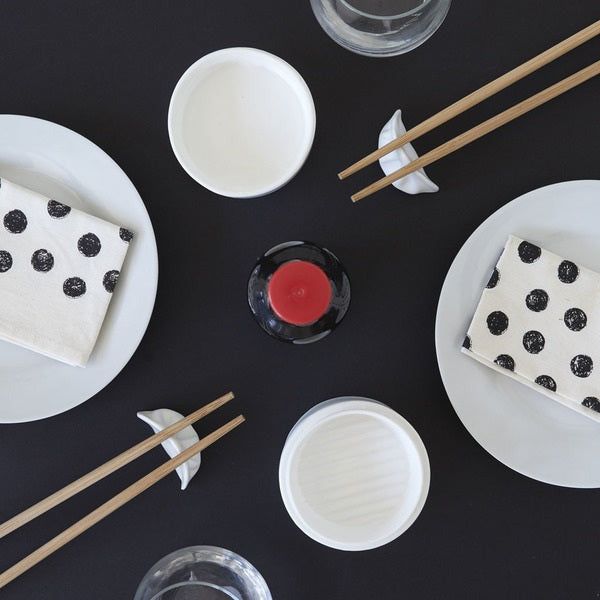 BALVI | SET SUSHI MUSHIKI BIANCO CERAMICA