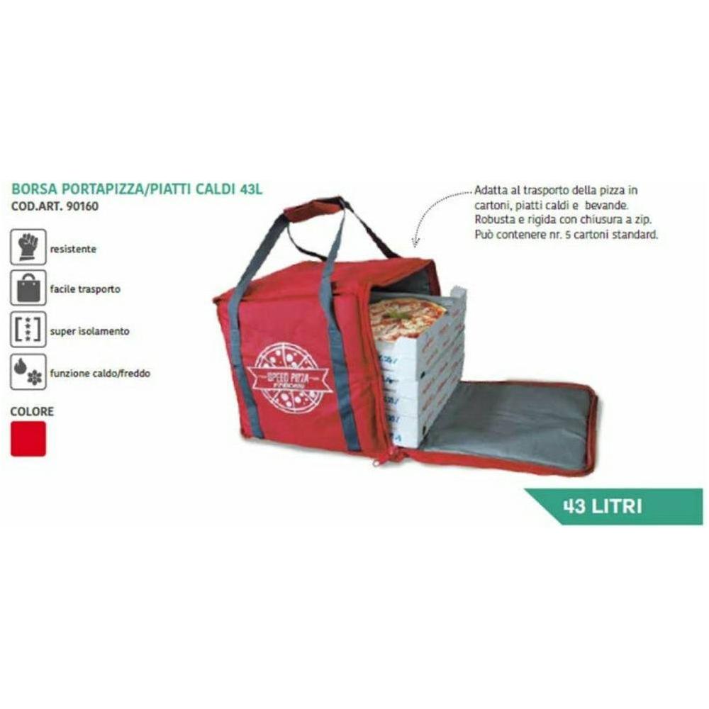 KAUFGUT | BORSA TERMICA PORTA 5 PIZZE CM 41X34X32H