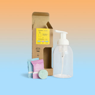 NAPKIN | LETABS STARTER KIT - SAPONE COMPRESSO 3PZ + FLACONE 400 ML