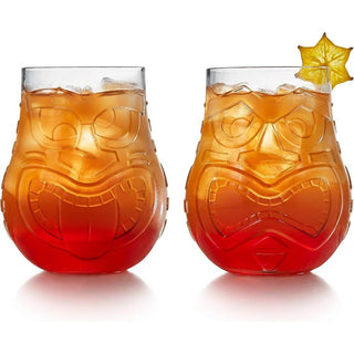 Tiki Mug Split 2 Facce Vetro 47 cl 9,6x11,3