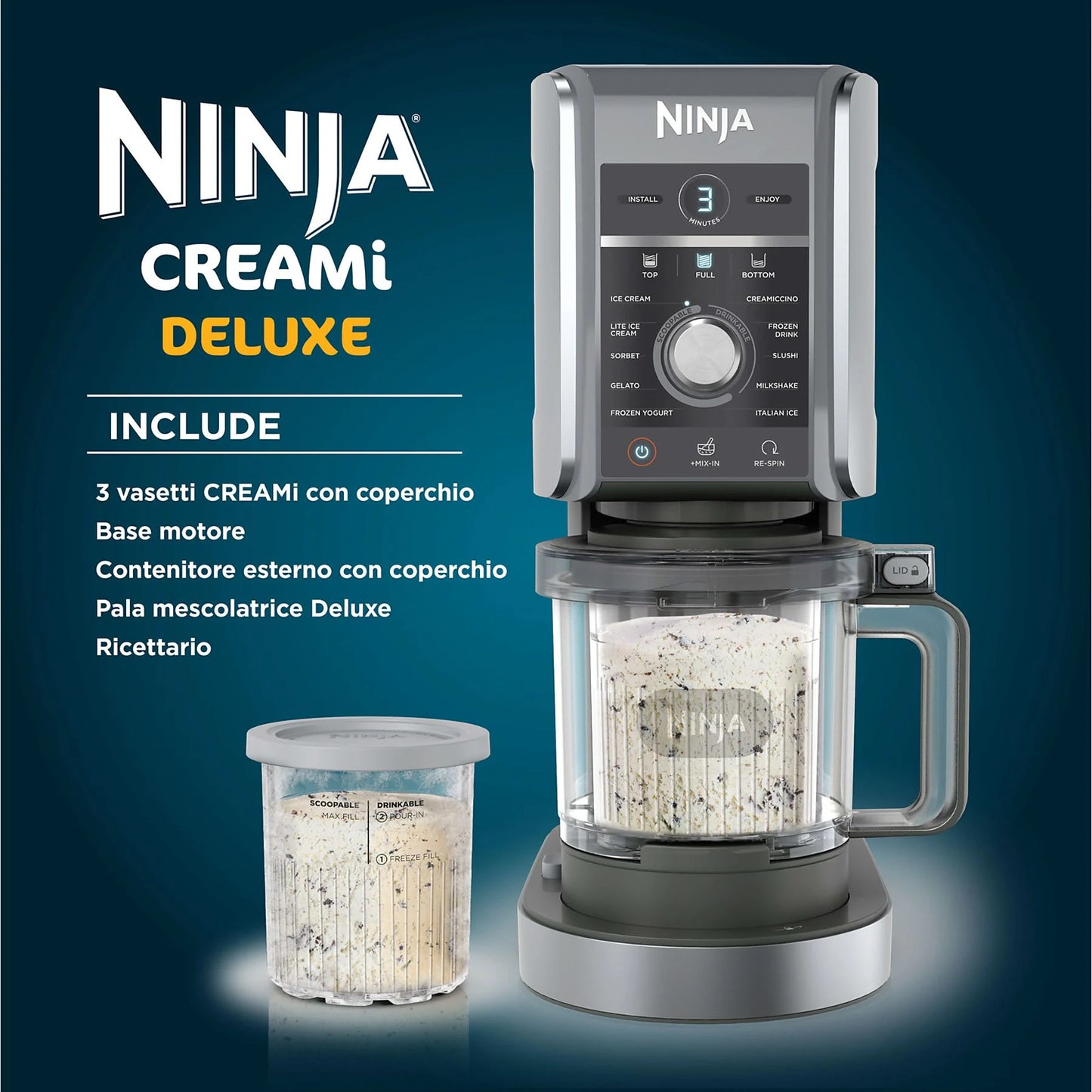 NINJA | GELATIERA CREAMI DELUXE NC501EU