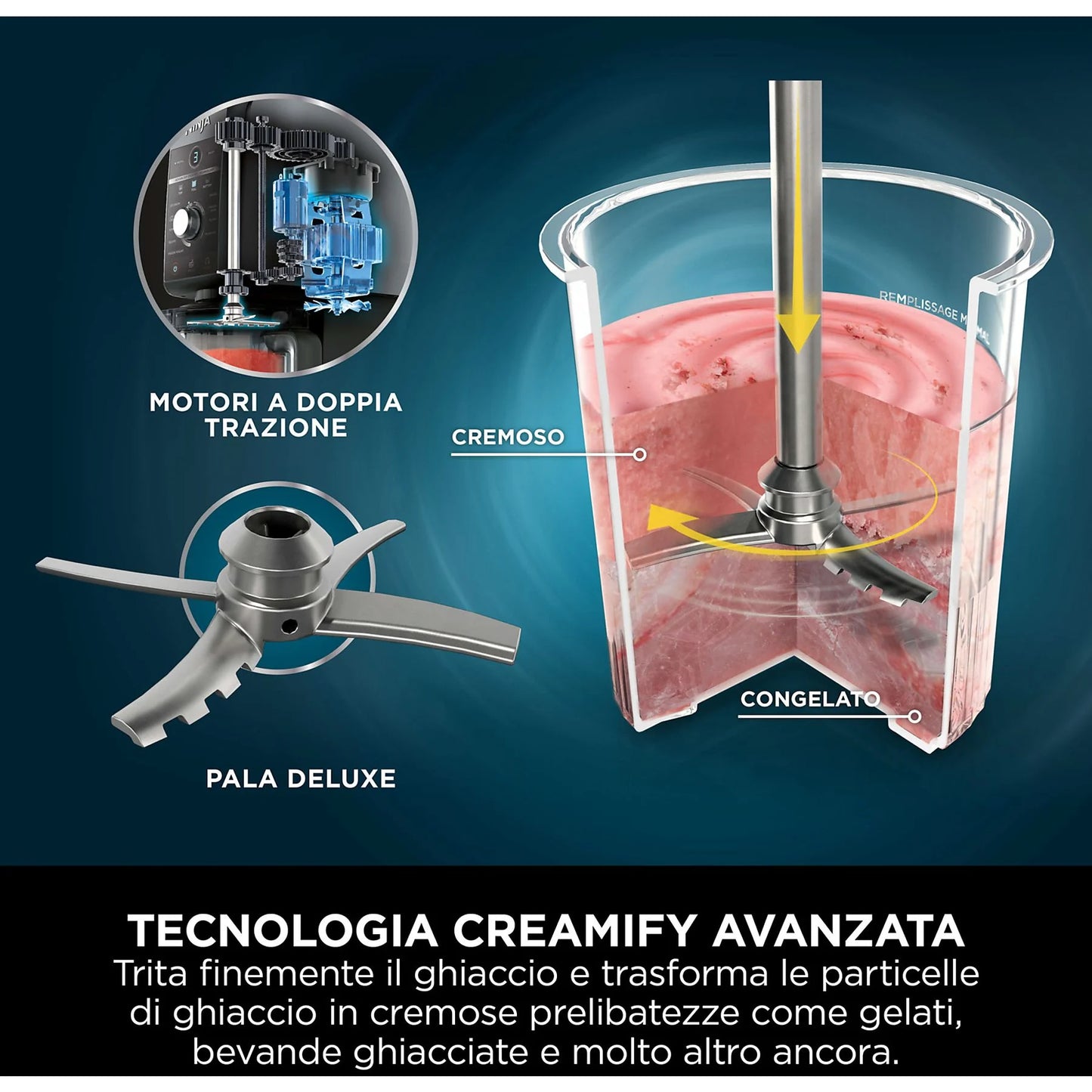 NINJA | GELATIERA CREAMI DELUXE NC501EU