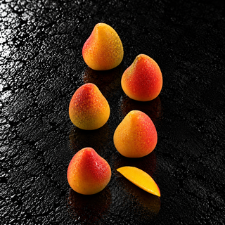 MANGO 15 Stampo in silicone 18 impronte Ø3cm H3,6cm 15ml + vassoio Silikomart