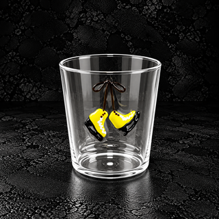 Bicchiere in Vetro 250 ml con Decori Natalizi – 10 Fantasie Disponibili