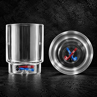 Zafferano Teca Winter Games – Bicchieri in Vetro Borosilicato 35 cl