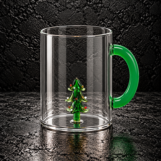 Stapelbare Tasse aus Borosilikatglas WD 420 ml