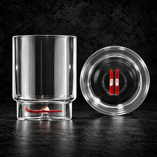 Zafferano Teca Winter Games – Bicchieri in Vetro Borosilicato 35 cl