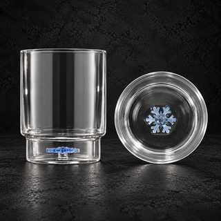 Zafferano Teca Winter Games – Bicchieri in Vetro Borosilicato 35 cl
