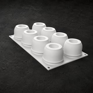 Stampo in Silicone Secret 110 per cocco 8 Monoporzioni da 110 ml - Nicolas Lambert