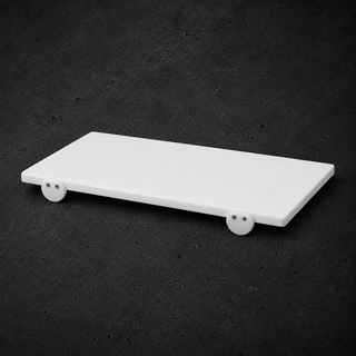 HDPE Polyethylene Cutting Board 50x30 cm Non-Slip Feet