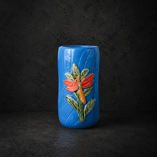 Tiki Mug Dragonfly Porcellana 45 cl Azzurra