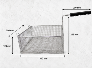 Cestello friggitrice 29x30x12cm