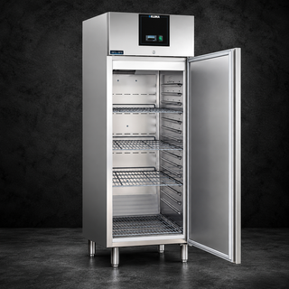 Armadio Refrigerato Professionale Ventilato 1 anta piani stampati | -22/+18 °C | AISI 304