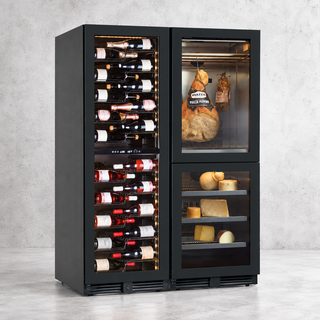 NORCIA 360 4T – Cantina Vini 116 Bottiglie + Frigo Salumi e Formaggi – Doppia Zona