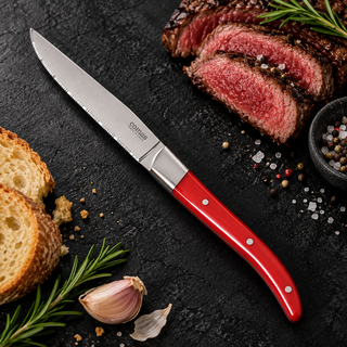 Comas Red Steak Knives Set – 6 Pieces
