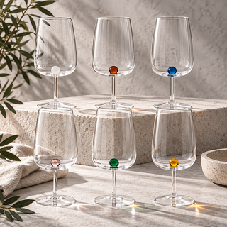 Zafferano Bilia Weinglas Mundgeblasenes Glas 30 cl
