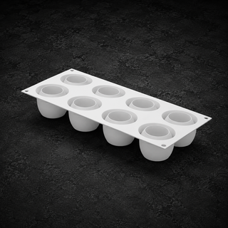 Stampo in Silicone Secret 110 per cocco 8 Monoporzioni da 110 ml - Nicolas Lambert