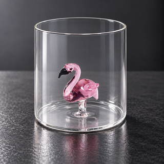 WD | GLAS MIT GLASDEKOR IM INNERN