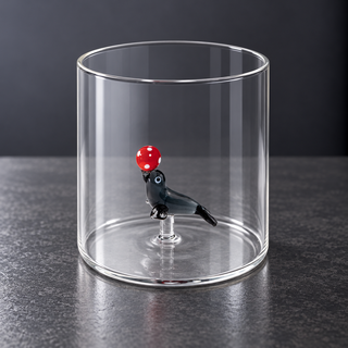 WD | GLAS MIT GLASDEKOR IM INNERN