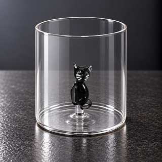 WD | GLAS MIT GLASDEKOR IM INNERN