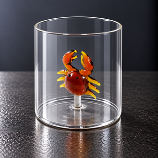 WD | GLAS MIT GLASDEKOR IM INNERN