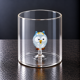 WD | GLAS MIT GLASDEKOR IM INNERN