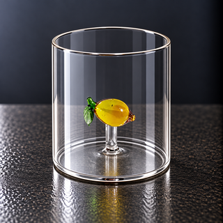 WD | GLAS MIT GLASDEKOR IM INNERN