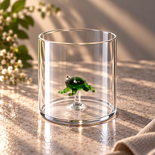 WD | GLAS MIT GLASDEKOR IM INNERN