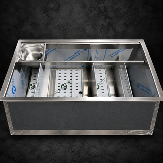 Drink Station in Acciaio a incasso Inox AISI 304