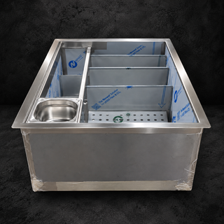 Drink Station in Acciaio a incasso Inox AISI 304