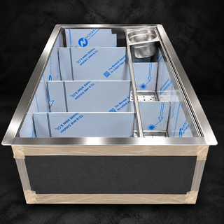 Drink Station in Acciaio a incasso Inox AISI 304