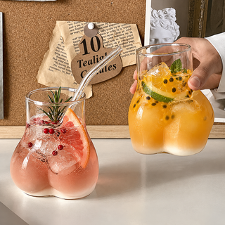 Bicchiere per cocktail in vetro borosilicato Paderno Buttock Glass 45 cl