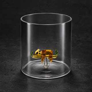 WD | GLASS WITH BLOWN GLASS DESIGN INSIDE